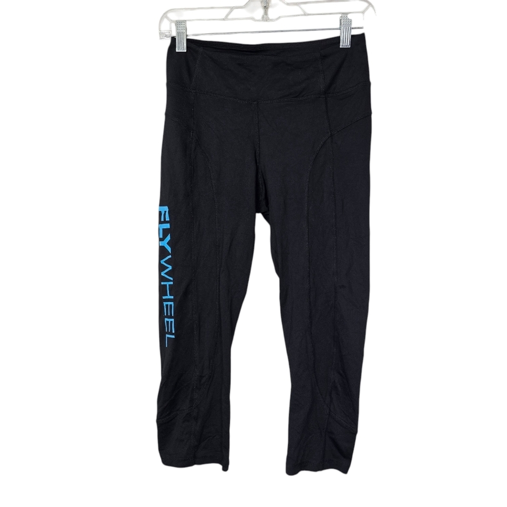 Anatomie Black Blue Fly Wheel Leggings L